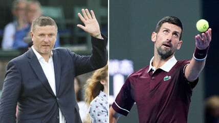 Jevgenij Kafeljnikov i Novak Đoković