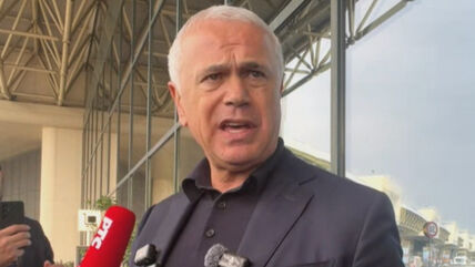 Zvezdan Terzić daje izjavu posle poraza Zvezde od Lugana.