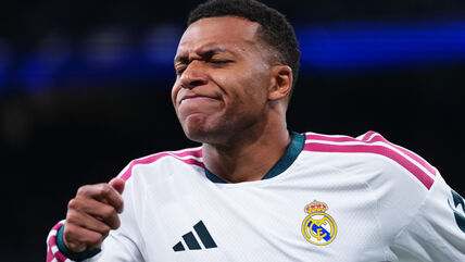 Kilijan Mbape slavi gol za Real Madrid