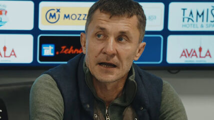 Saša Ilić na konferenciji za medije.