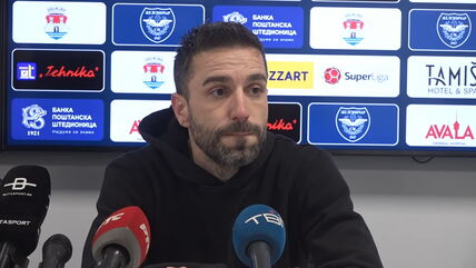 Radomir Koković na konferenciji za medije.