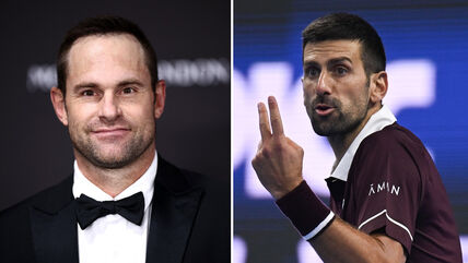 Endi Rodik i Novak Đoković