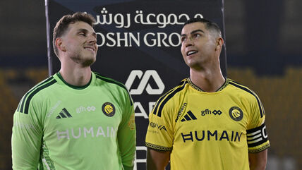 Kristijano Ronaldo na predstavljanju u Al Nasru