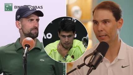 Novak Đoković Rafael Nadal i Karlos Alkaraz
