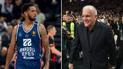 Kameron Pejn i Željko Obradović