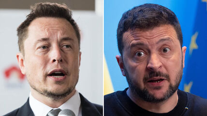 Vladimir Zelenski i Elon Mask