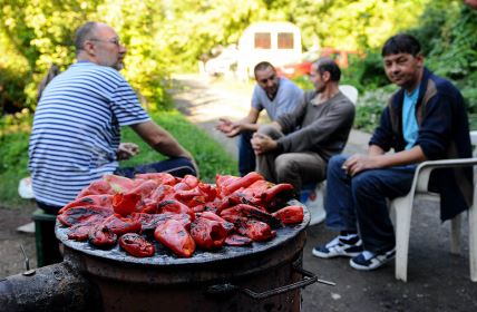 Pečene paprike ajvar zimnica