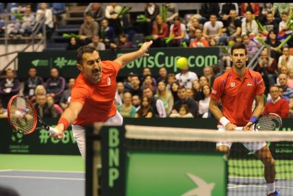 Djokovic i Zimonjic dubl, Srbija - Kazahstan Dejvis kup 2016