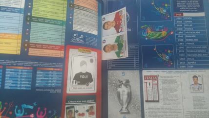 Panini album sa sličicama za EP u Francuskoj