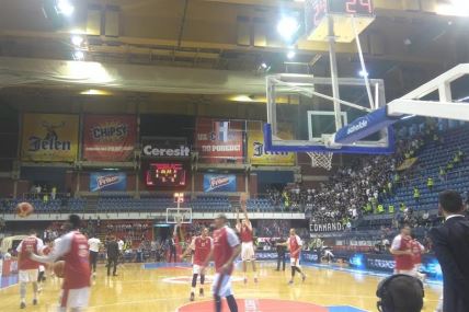 Finale plej-ofa, prva utakmica, Zvezda - Partizan 84-53