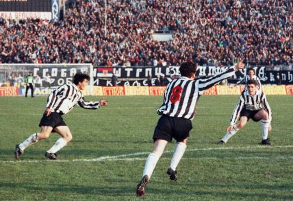 Dejan Savićević Darko Pančev Partizan Žarko Zečević