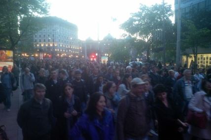 Beograd: Protest, 10. dan