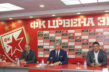 FK Crvena zvezda promocija Vladan Milojević Mitar Mrkela