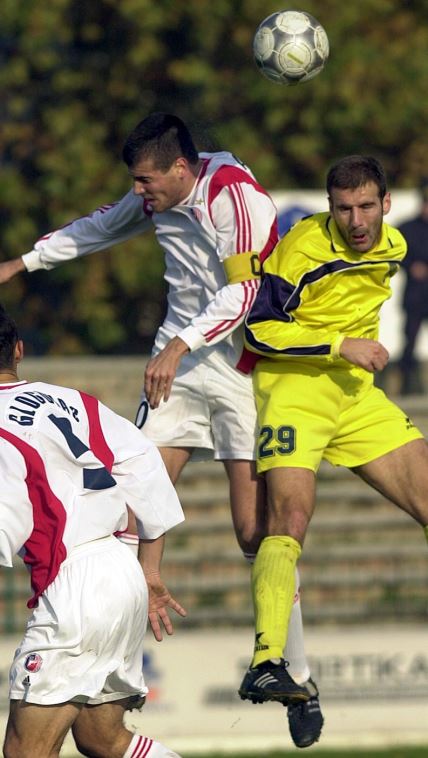 Iz igračkih dana: Nenad Lalatović (Zvezda) i Ilija Stolica (Zemun)