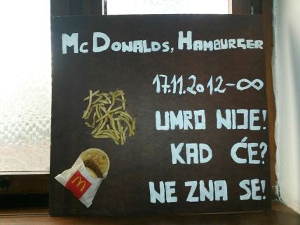 Mekdonalds hamburger Banjaluka isti pet godina