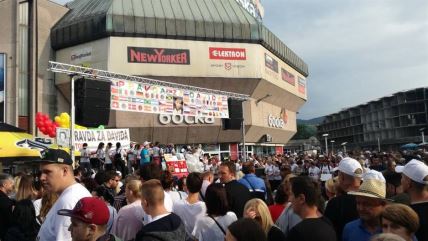 Protest Pravda za Davida u Banjaluci došli iz BiH 