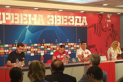 Vladan Milojević konferencija Crvena zvezda - Napoli Liga šampiona 2018 prvo kolo