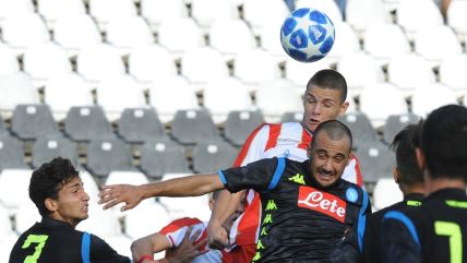 Crvena zvezda - Napoli 1:1 omladinska Liga šampiona gol Dejan Joveljić