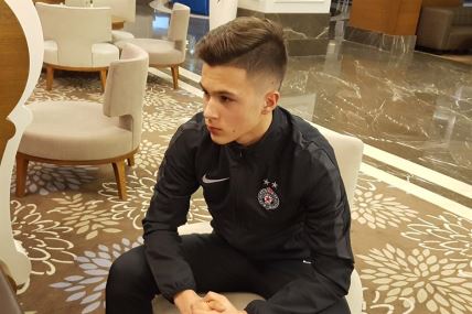 Filip Stevanović dijamant FK Partizan idol Ronaldinjo uzor Novak Đoković