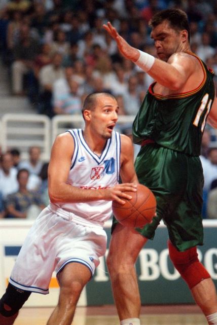 Saša Đorđević i Arvidas Sabonis.