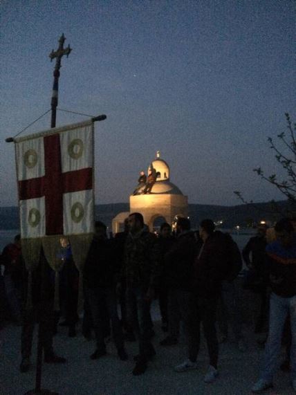 Krstionica na Ostrvu cveća - pokušaj rušenja