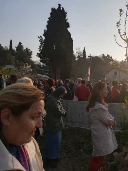 Krstionica na Ostrvu cveća - pokušaj rušenja