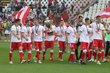 Crvena zvezda šampion Srbije za sezonu 2018/19 proslava titule 