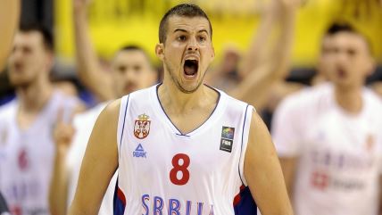 Nemanja Bjelica u dresu Srbije.