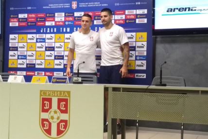 Dušan Tadić i Aleksandar Mitrović Srbija Ukrajina