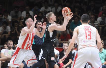 Crvena zvezda Partizan prva utakmica finale KLS Superlige 2019