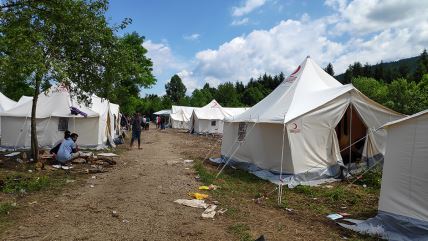 Migrantski kamp Vučjak kod Bihaća neljudski uslovi