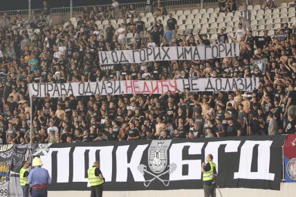 Lepa doktorka velškog kluba Partizan - Konas navijači Kilmanroka