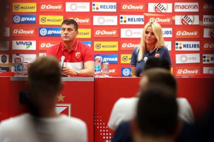 Crvena zvezda - Kopenhagen Vladan Milojević konferencija za medije