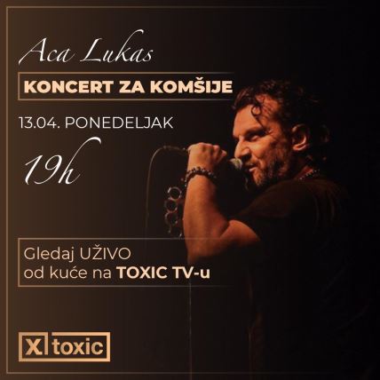 Aca Lukas "Koncert za komšije" prenos