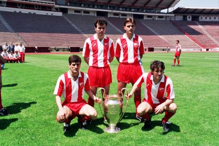 Miodrag Belodedić Crvena zvezda šampion Evrope 1991. godine strašan tim