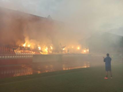 Navijači na treningu Vojvodine finale Kupa 2020 