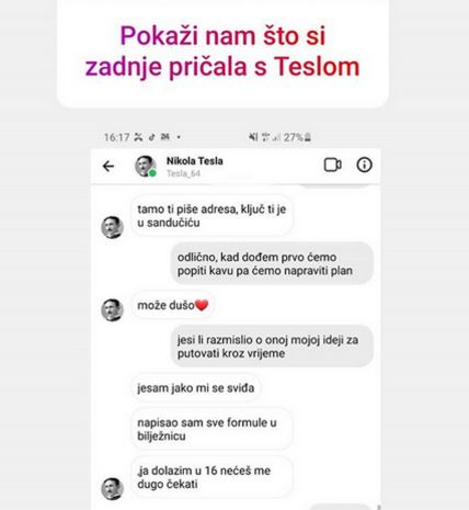 Ava Karabatić Tesla slike i poruke na Instagramu