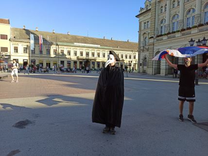 Protest u Beogradu i Novom Sadu 9.jul snimci blesavi snimci