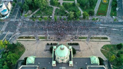 Protest Beograd uživo prenos najnovije vesti