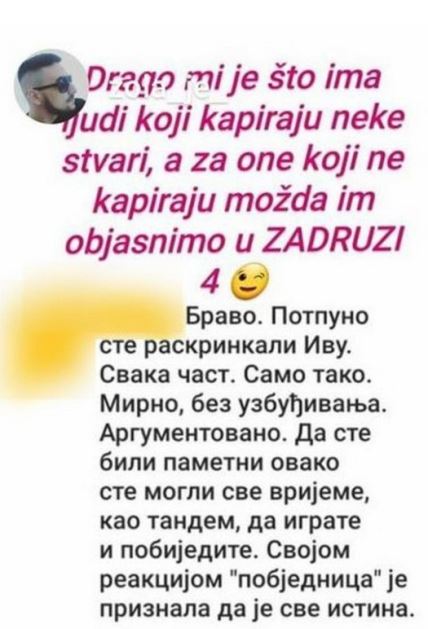 Lazar Čolić Zola Zadruga 4  