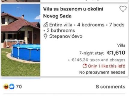 Turizam Srbija putovanja Zlatibor Guča Novi Sad cene skuplji od Maldiva