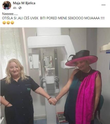 Isidora Bjelica preminula sestra Maja Bjelica oproštajna poruka foto