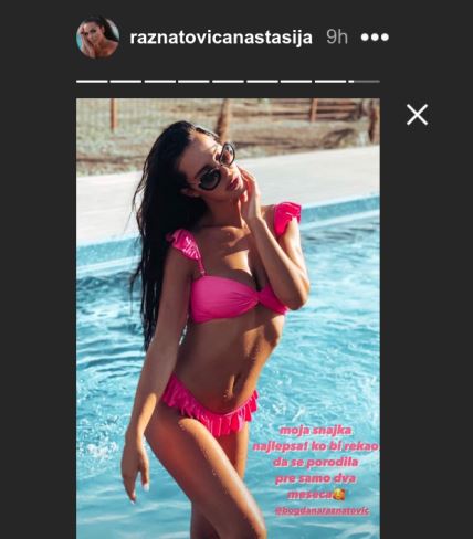 Bogdana Ražnatović fotografije bikini Instagram Anastasija Ražnatović