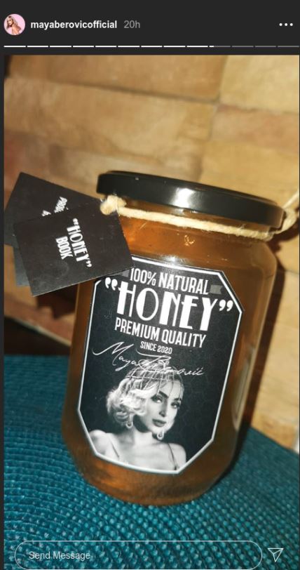 Maja Berović pokloni med rakija Honey