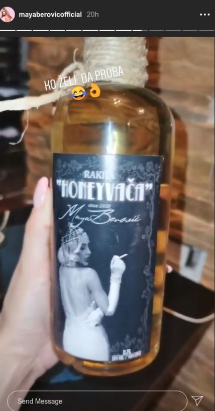 Maja Berović pokloni med rakija Honey