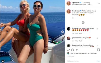 Lepa Brena letovanje u hrvatskoj skinula se u kupaći Nina Badrić Instagram foto