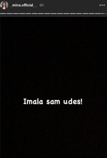 Mina Vrbaški imala udes Instagram 