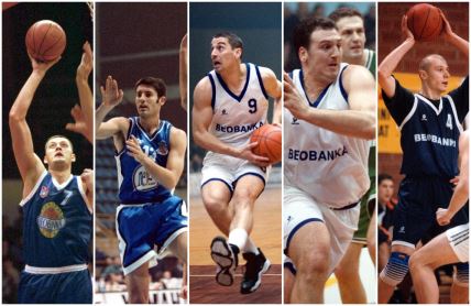 Sezona 1997 1998 košarka SR Jugoslavija devedesete najbolja sezona Beobanka Zvezda Partizan