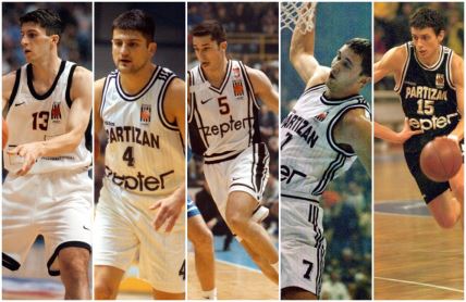 Sezona 1997 1998 košarka SR Jugoslavija devedesete najbolja sezona Beobanka Zvezda Partizan