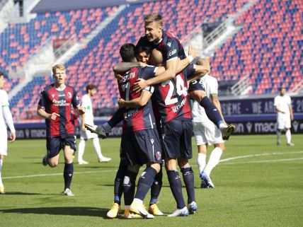 Bolonja - Sasuolo od 3:1 do 3:4 gol Filip Đuričić poraz Siniša Mihajlović Serija A